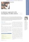 A Clinician's approach to the investigation of otitis externa
