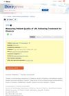 Measuring Patient Quality of Life Following Treatment for Alopecia