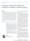 Systematic review of the evidence for medical skin needling in aesthetic practice