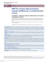 HRT for women with premature ovarian insufficiency: a comprehensive review