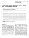 GABRA2 Alleles Moderate the Subjective Effects of Alcohol, Which are Attenuated by Finasteride