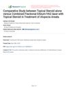 Comparative Study Between Topical Steroid Alone Versus Combined Fractional Erbium:YAG Laser With Topical Steroid In Treatment Of Alopecia Areata