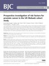 Prospective investigation of risk factors for prostate cancer in the UK Biobank cohort study