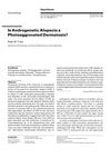 Is Androgenetic Alopecia a Photoaggravated Dermatosis?