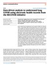 Data-driven analysis to understand long COVID using electronic health records from the RECOVER initiative