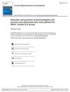 Attitudes and Practices of Dermatologists and Primary Care Physicians Who Treat Patients for Male Pattern Hair Loss: Results of a Survey