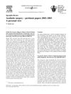 Aesthetic surgery – pertinent papers 2002–2003