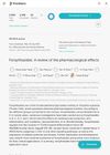 Forsythiasides: A review of the pharmacological effects