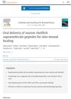 Oral delivery of marine shellfish supramolecule peptides for skin wound healing