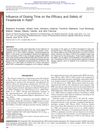 Influence of Dosing Time on the Efficacy and Safety of Finasteride in Rats