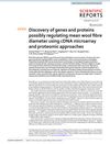 Discovery of genes and proteins possibly regulating mean wool fibre diameter using cDNA microarray and proteomic approaches