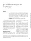 The Punctiform Technique in Hair Transplantation