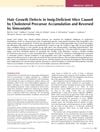 Hair Growth Defects in Insig-Deficient Mice Caused by Cholesterol Precursor Accumulation and Reversed by Simvastatin