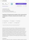 Treatment of Hypotrichosis Simplex of the Scalp with the Combination of Botanical Extracts and Minoxidil: A Case Report