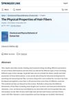 The Physical Properties of Hair Fibers