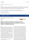 Platelet-Rich Plasma and Follicular Transplantation Versus Follicular Transplantation Alone in the Treatment of Refractory Vitiligo: A Comparative Pilot Study