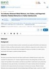 An Industry-Relevant Metal Mixture, Iron Status, and Reported Attention-Related Behaviors in Italian Adolescents
