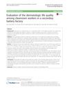 Evaluation of the dermatologic life quality among cleanroom workers in a secondary battery factory