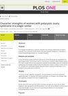 Character strengths of women with polycystic ovary syndrome in a single center