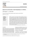 Spectrum and burden of dermatophytes in children