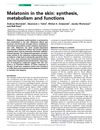 Melatonin in the skin: synthesis, metabolism and functions