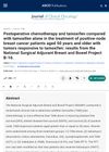 Postoperative chemotherapy and tamoxifen compared with tamoxifen alone in the treatment of positive-node breast cancer patients aged 50 years and older with tumors responsive to tamoxifen: results from the National Surgical Adjuvant Breast and Bowel Project B-16.