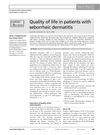 Quality of life in patients with seborrheic dermatitis