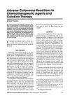 Adverse cutaneous reactions to chemotherapeutic agents and cytokine therapy