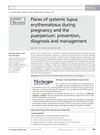 Flares of systemic lupus erythematosus during pregnancy and the puerperium: prevention, diagnosis and management