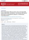 P110 Comparative Efficacy of Low-Dose Oral Minoxidil, Topical Minoxidil, and Platelet-Rich Plasma with Topical Minoxidil in Androgenetic Alopecia: A Randomized Controlled Trial