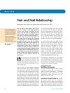 Hair and Nail Relationship: A Comparative Study