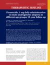 THERAPEUTIC HOTLINE Finasteride, 1 mg daily administration on male androgenetic alopecia in different age groups: 10-year follow-up