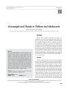 Overweight and Obesity in Children and Adolescents