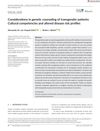 Considerations in genetic counseling of transgender patients: Cultural competencies and altered disease risk profiles