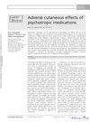 Adverse cutaneous effects of psychotropic medications
