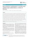 Mucocutaneous manifestations in juvenile-onset systemic lupus erythematosus: a review of literature