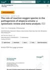 The Role of Reactive Oxygen Species in the Pathogenesis of Alopecia Areata: A Systematic Review and Meta-Analysis