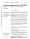 Comparative evaluation between two nutritional supplements in the improvement of telogen effluvium