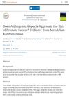 Does Androgenic Alopecia Aggravate the Risk of Prostate Cancer? Evidence from Mendelian Randomization