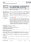 Dermatological manifestations associated with pregnancy