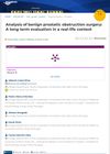 Analysis of benign prostatic obstruction surgery: A long-term evaluation in a real-life context
