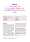 The Role of the Orthognathic Surgeon in Facial Feminization Surgery