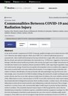 Commonalities Between COVID-19 and Radiation Injury