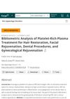 Bibliometric Analysis of Platelet-Rich Plasma Treatment for Hair Restoration, Facial Rejuvenation, Dental Procedures, and Gynecological Rejuvenation