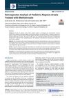 Retrospective Analysis of Pediatric Alopecia Areata Treated with Methotrexate