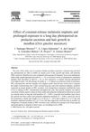 Effect of constant-release melatonin implants and prolonged exposure to a long day photoperiod on prolactin secretion and hair growth in mouflon (Ovis gmelini musimon)