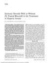 Systemic Steroids With or Without 2% Topical Minoxidil in the Treatment of Alopecia Areata