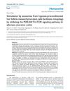 Stimulation by Exosomes from Hypoxia-Preconditioned Hair Follicle Mesenchymal Stem Cells Facilitates Mitophagy by Inhibiting the PI3K/AKT/mTOR Signaling Pathway to Alleviate Ulcerative Colitis