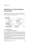 Application of Nanoemulsions in Cosmetics