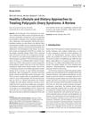 Healthy Lifestyle and Dietary Approaches to Treating Polycystic Ovary Syndrome: A Review